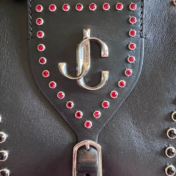 🔥 Stunning Jimmy Choo studded Varenne bowling bag - Picture 13 of 16